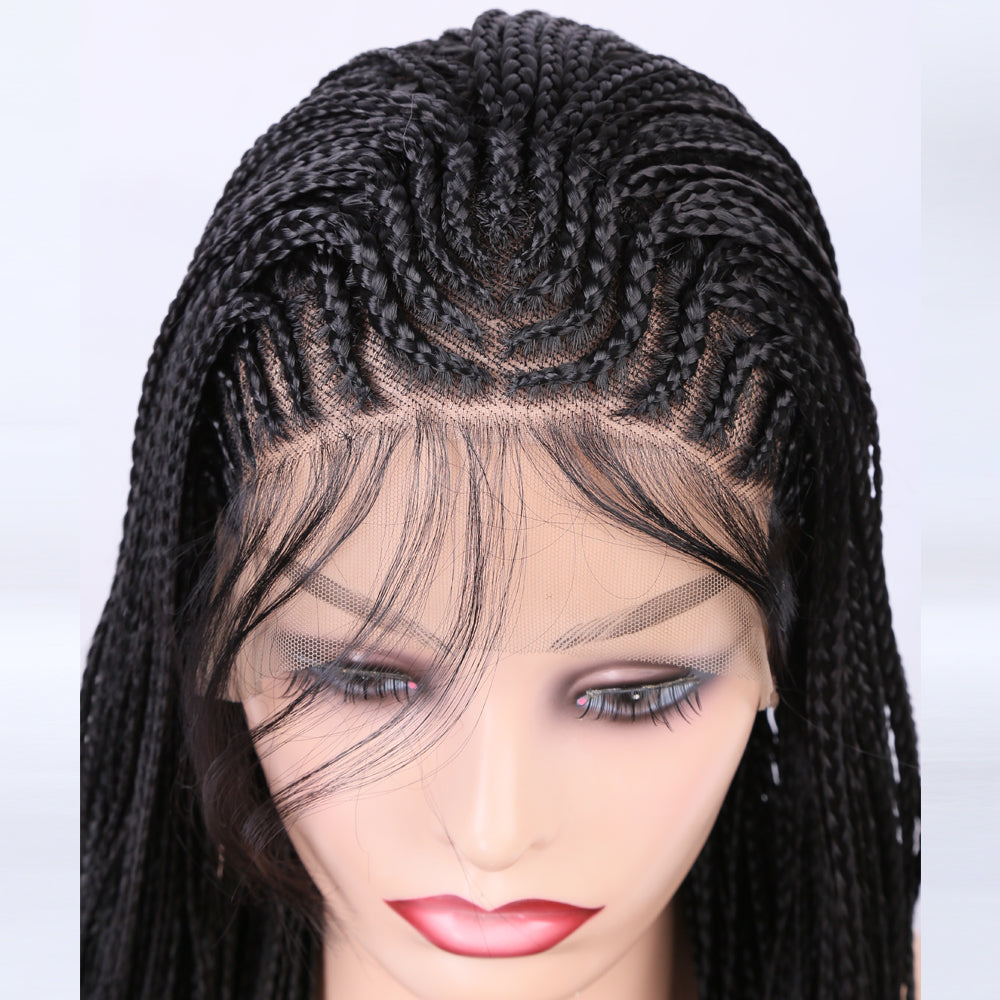 Braided Dreadlocks Lace Front Wig