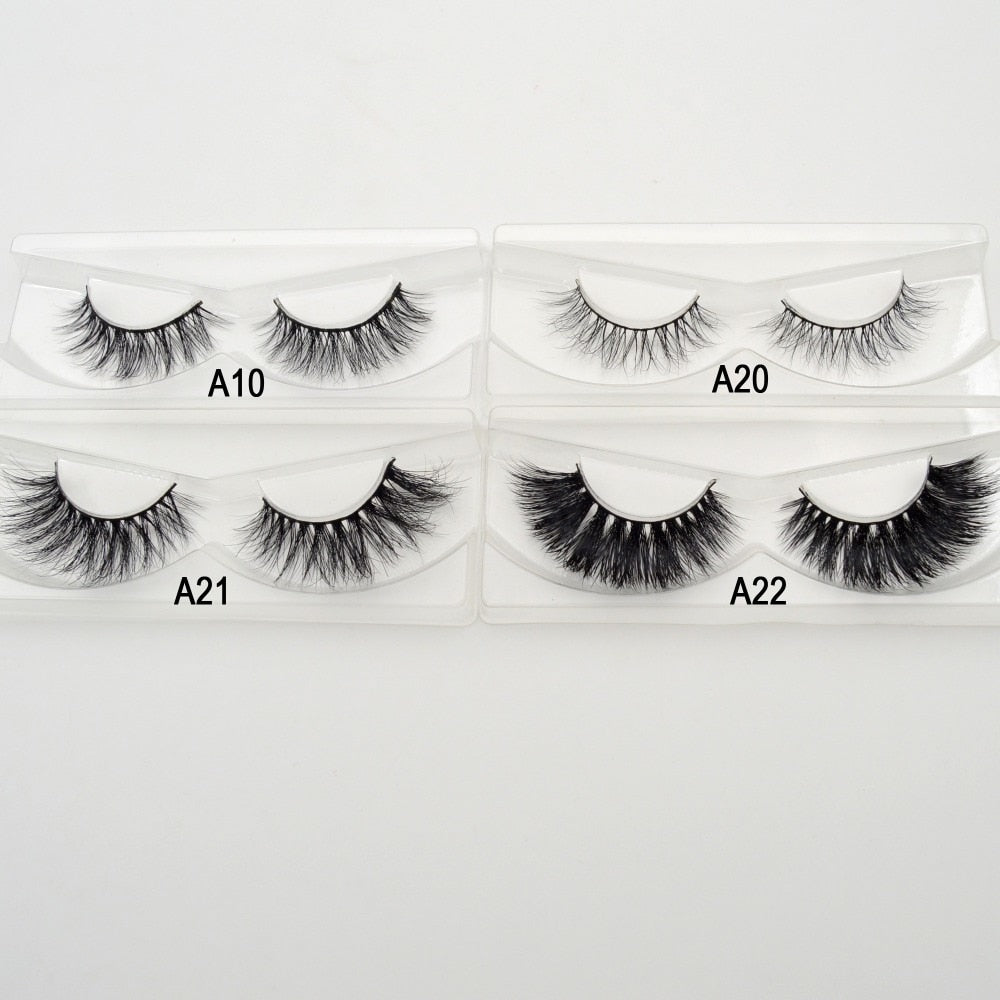3D Mink False Lashes - 34 Styles