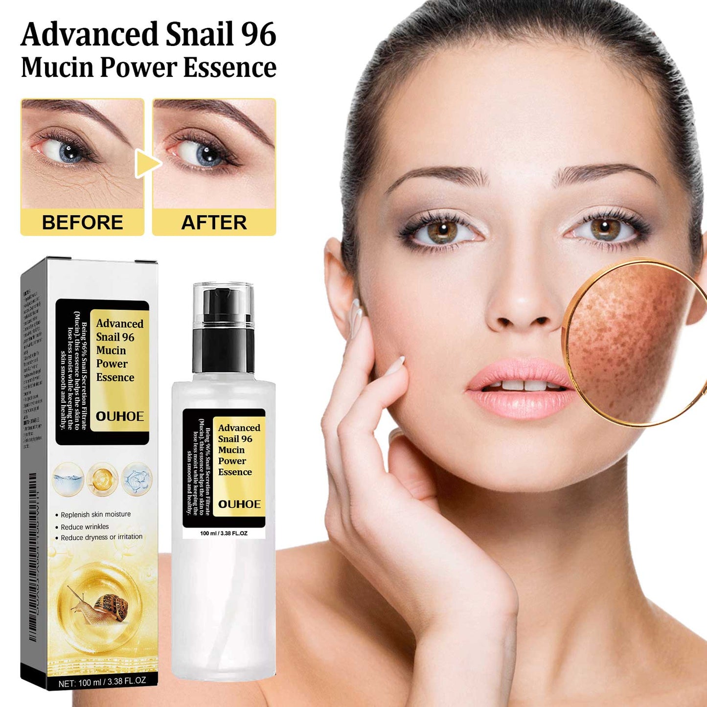 Snail 96 Collagen Power Essence - Barrier Repair & Dark Spot Treatment