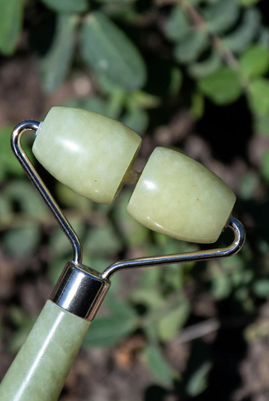 Double Head Facial Massage Roller Jade Face Slimming Body Head Neck Nature a Device Drop Shipping