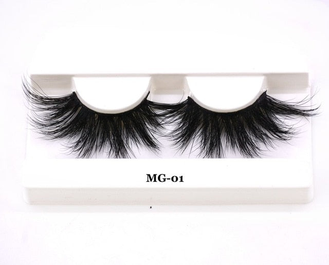 NEW 25mm Long 3D mink lashes extra length mink eyelashes Big dramatic Mink Lashes 100% Cruelty free Handmade thick false eyelash