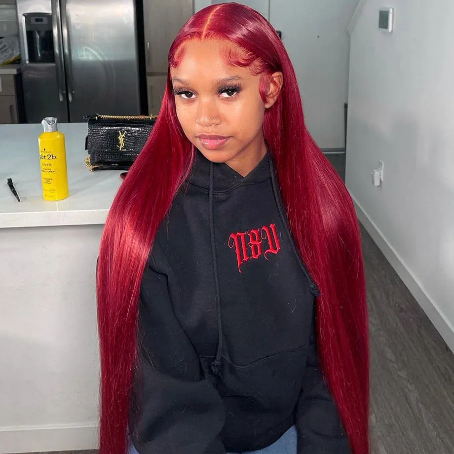 Premium 200 Density Straight Human Hair Wig