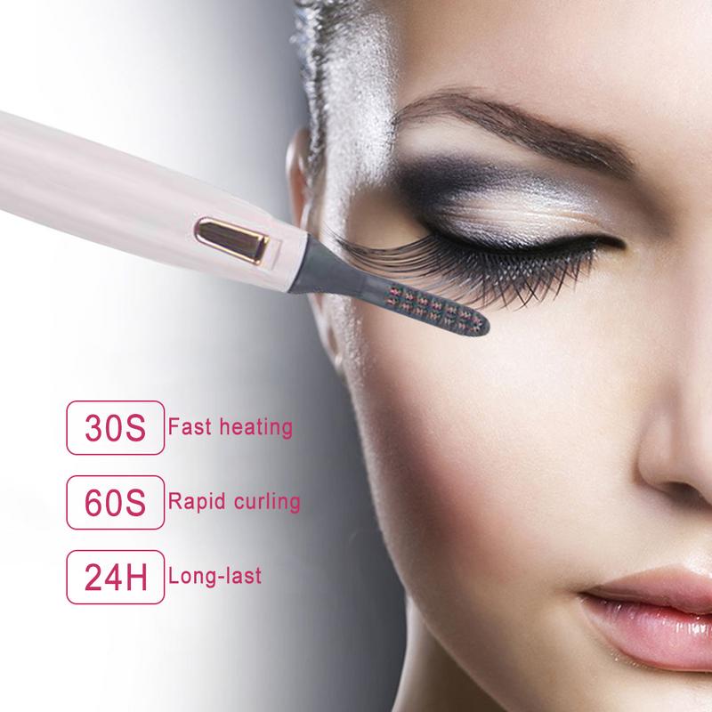 2-in-1 Heated Eyelash Curler & Face Roller