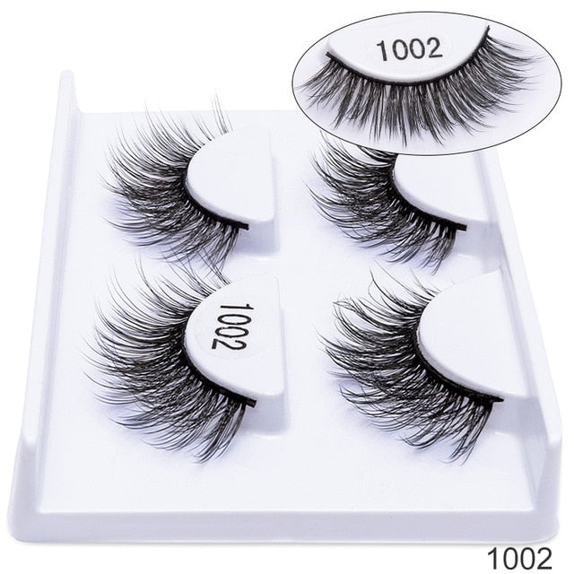 5 Pairs 3D Mink Lashes Thickness False Eyelashes