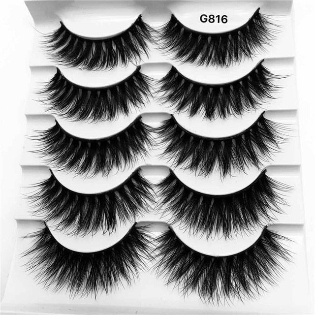 3D Mink Lashes - 5 Pair Set