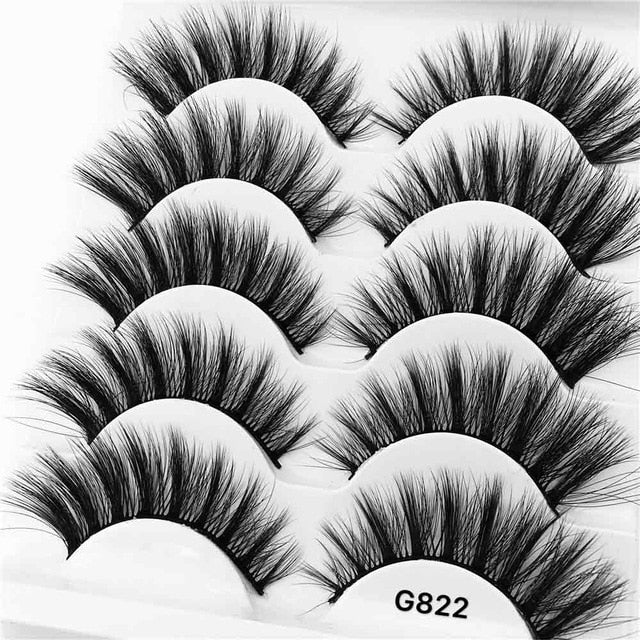 3D Mink Lashes - 5 Pair Set
