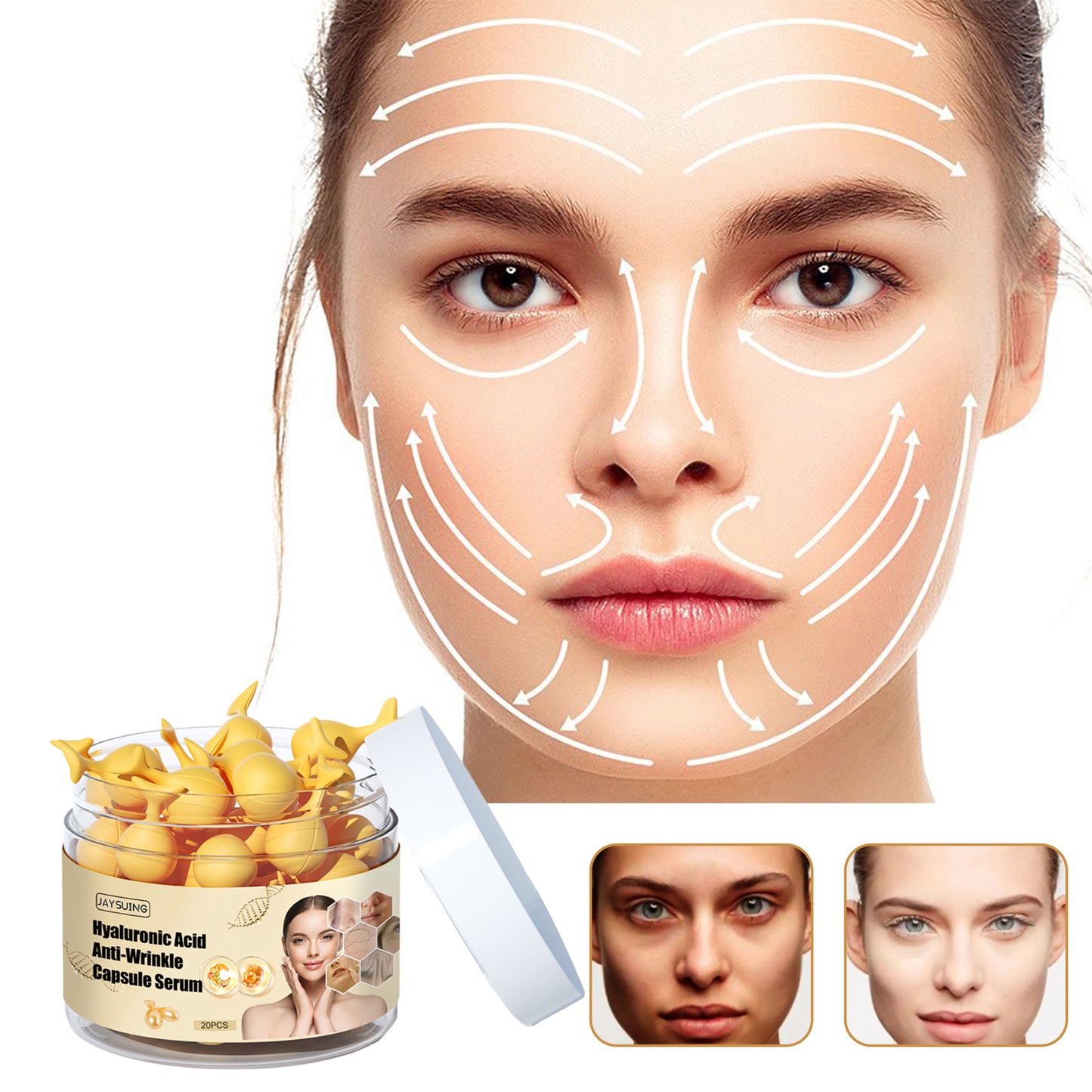 Hyaluronic Acid Capsule Essence - Anti-Wrinkle & Firming Serum