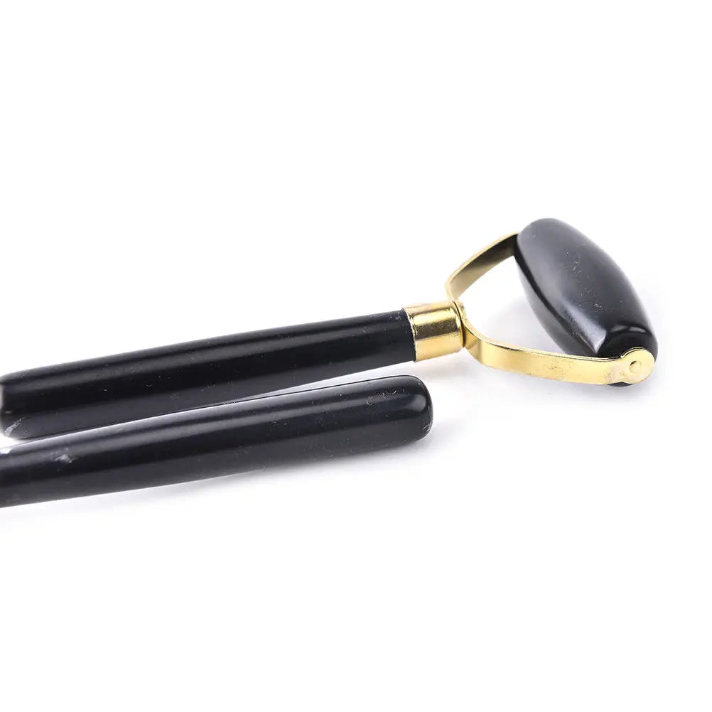 Natural Obsidian Jade Facial Massage Roller