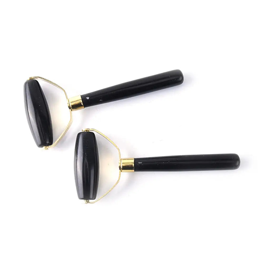 Natural Obsidian Jade Facial Massage Roller