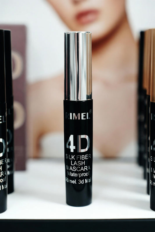 4D Silk Fiber Lash Mascara Waterproof Rimel 3d Mascara For Eyelash Extension Black Thick Lengthening Eye Lashes Cosmetics