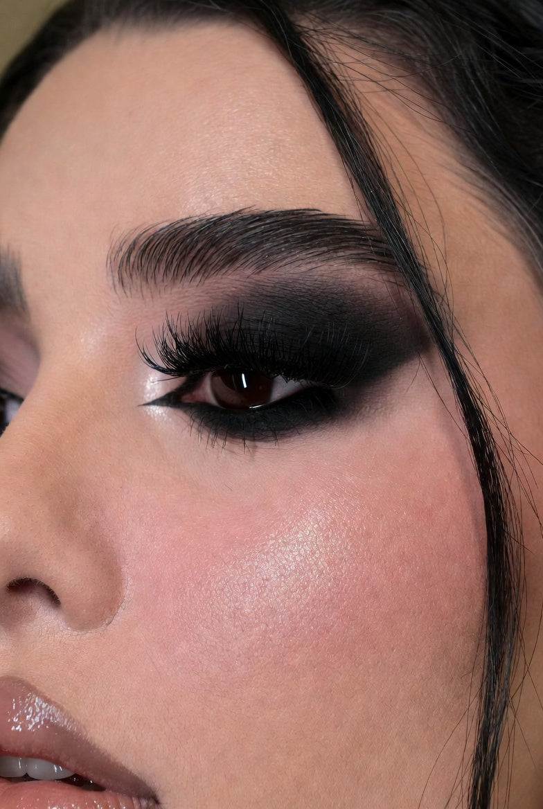 EELHOE Mascara Black Curly Lashes Eyebrows Natural Beautiful Mascara Moisturizing Traceless Slender Mascara