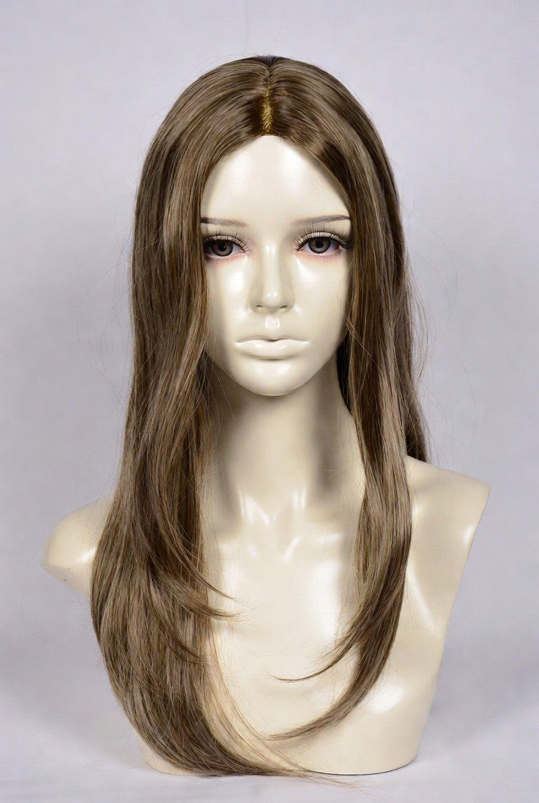 13*2.5 Wig Long Straight Synthetic Hair Wigs Middle PartCosplay Wigs For Women Heat Resistant Fiber